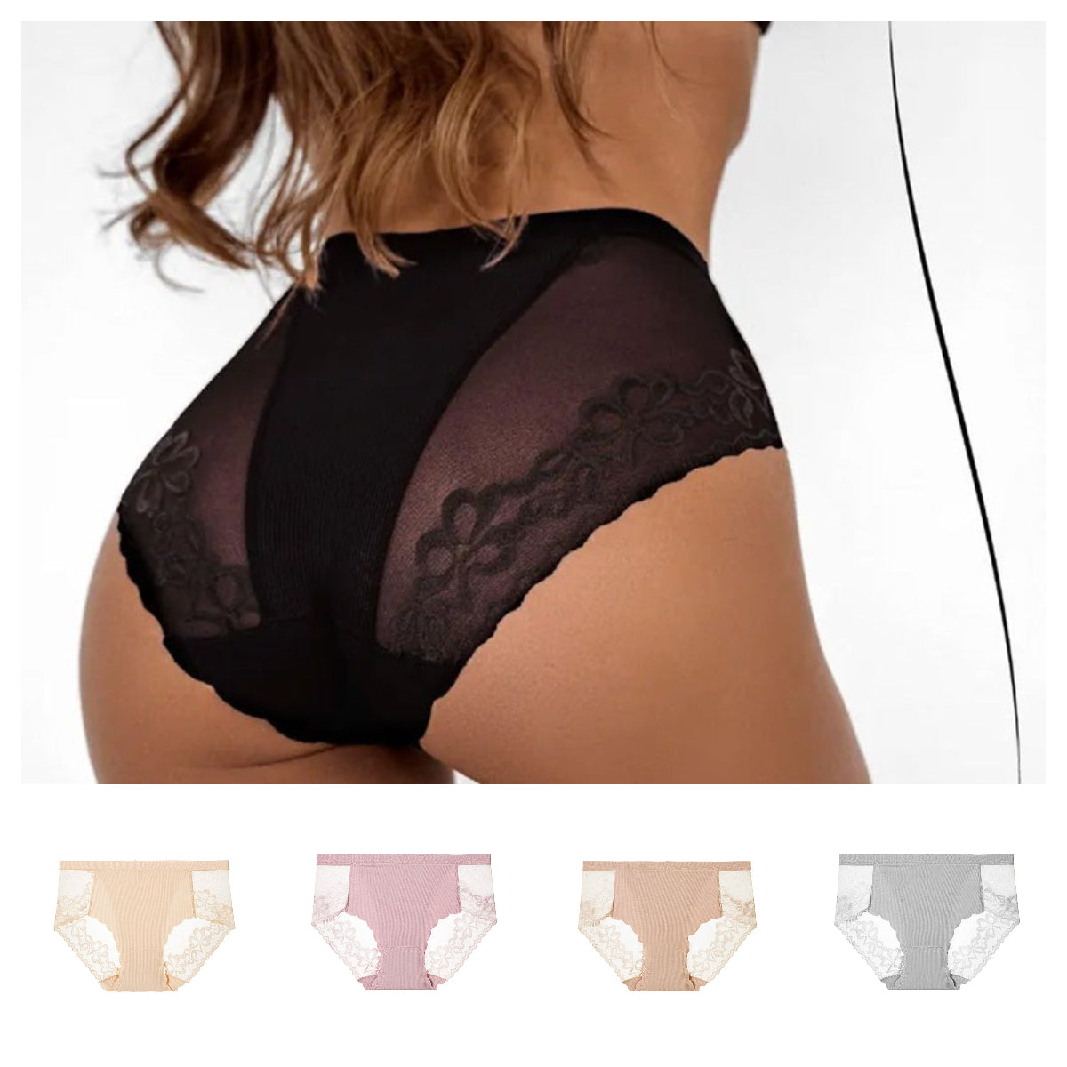 💥Koop 1, krijg 2 gratis💕Sexy kanten slips voor dames