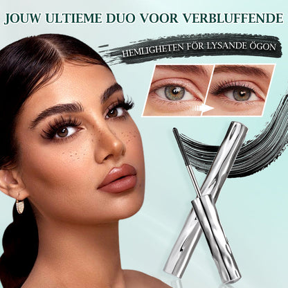 Waterdichte en zweetbestendige verlengende en krullende mascara