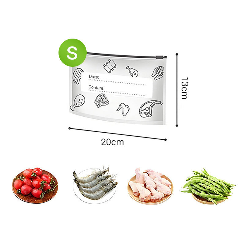 Herbruikbare aluminiumfolie verzegelbare opbergzakken