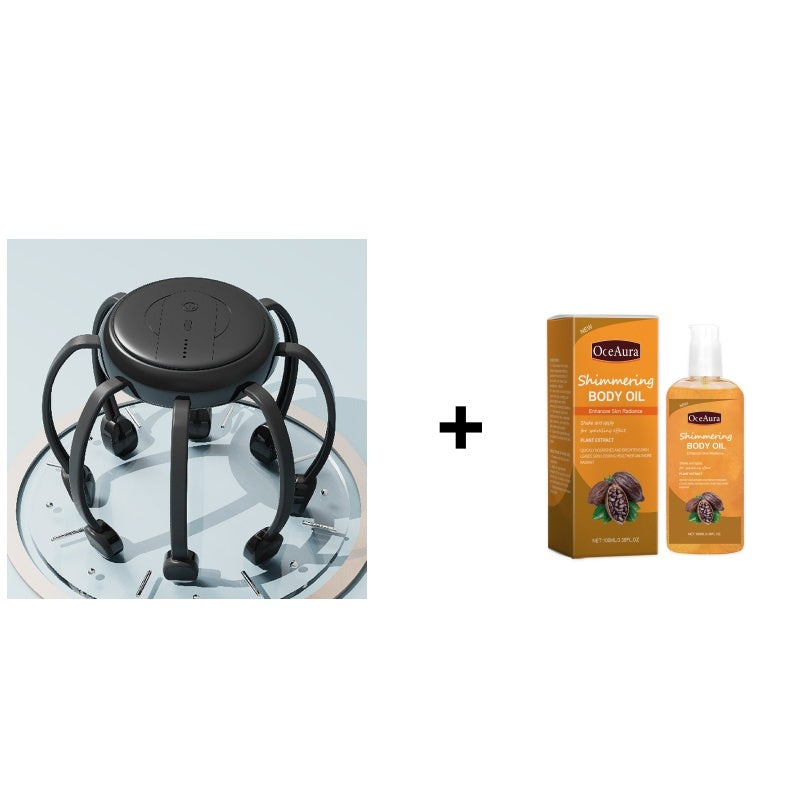 🧠 50% korting! Hoofdhuidmassageapparaat – 8 koppen, 360° massage, 4 modi & draagbaar. Ontspan overal & verbeter uw slaap! ⚡💆‍♂️