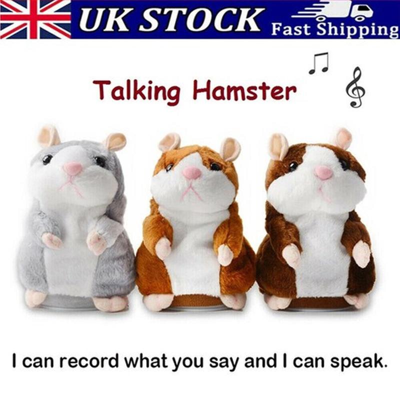 🐹 50% korting! Pratende hamsterknuffel – herhaalt geluid, beweegt het hoofdje & zacht om te knuffelen. Verkrijgbaar in 3 kleuren & kersteditie – 15 cm! ✨🎄