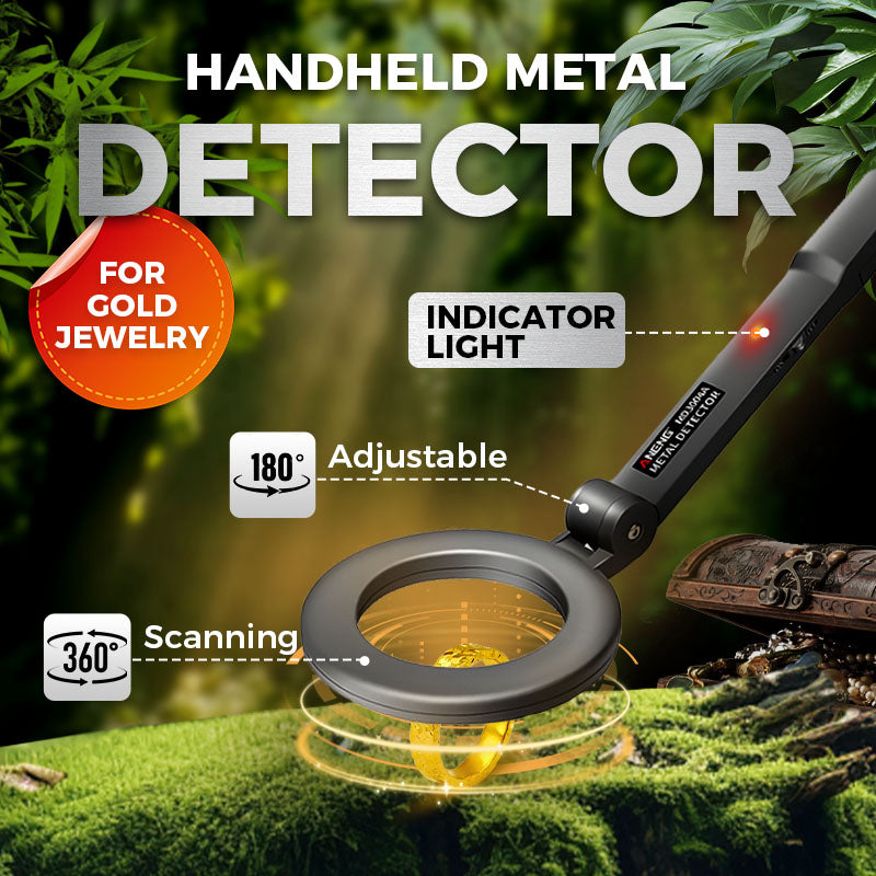 💰🔍 50% KORTING! Wordt schatzoeker! Deze 360° handmetaaldetector spoort goud en sieraden overal op – draagbaar, nauwkeurig en klaar om jouw rijkdom te vinden!