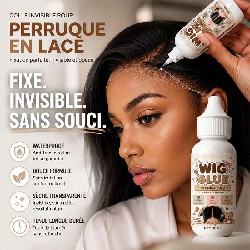 💇‍♀️ Waterdichte onzichtbare pruimenlijm – houdt kantpruik de hele dag stevig en natuurlijk! ✨