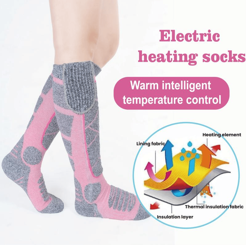 🧦 50% korting! Oplaadbare verwarmde sokken – 6000 mAh, tot 9 uur warmte & gelijkmatige koolstofvezelverwarming. Perfect voor skiën, wandelen & winteravonturen! ✨🔥