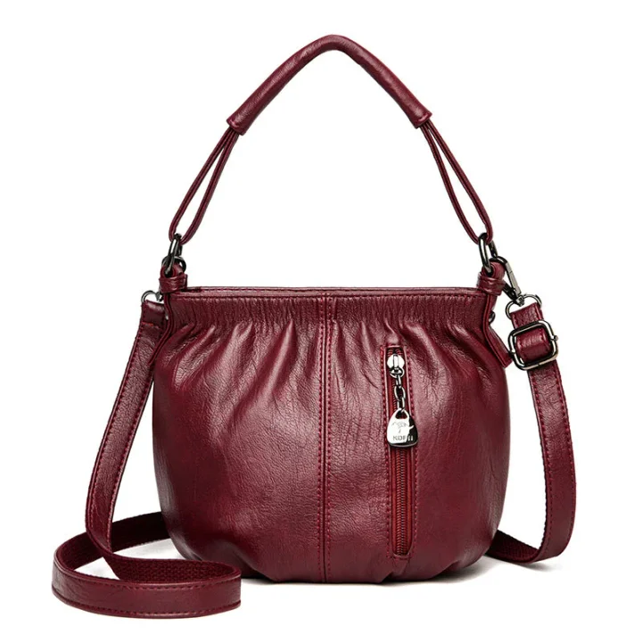 🥳2026 MEGA-AANBIEDING!💞Dames Retro Geplooide Bucket Schoudertas💼👜