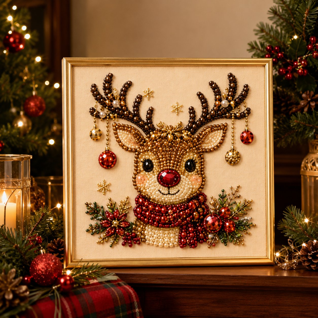 🎄✨ 50% KORTING! Alsof je elk kraaltje in een fonkelend kerstwonder tovert! Vijf ontwerpen, van rendier tot kerstman – prikken, ontspannen, en je huis straalt als nooit tevoren.