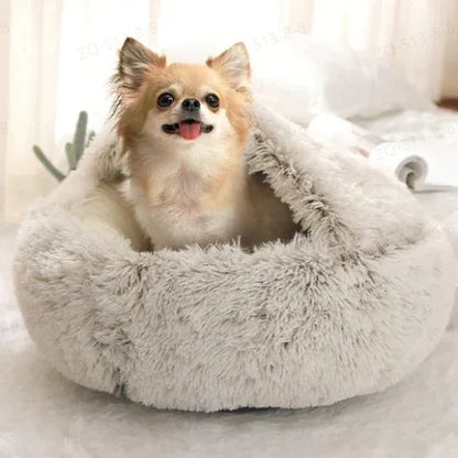 🔥New Year Sale🔥Pluche bed voor honden en katten - Gezellig pluchen nest