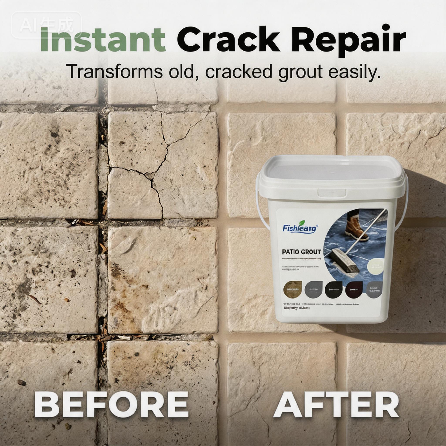 Sneldrogend en waterdicht vloerenreparatiecement