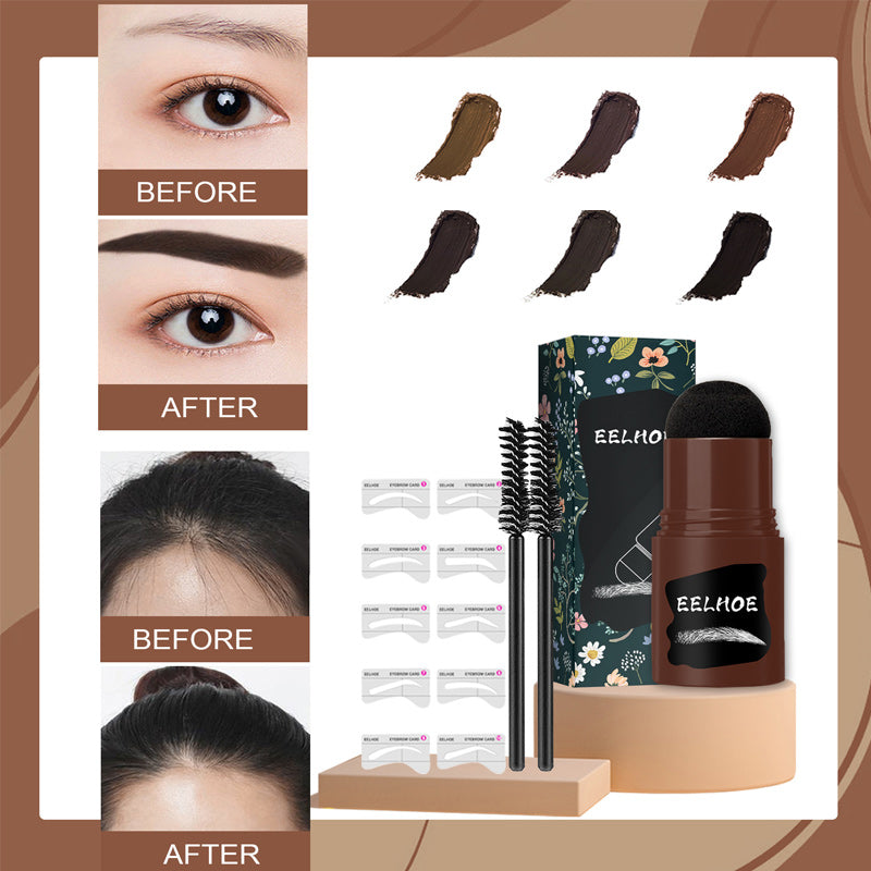 💁‍♀️ 50% korting! Wenkbrauwstempel met sjabloon – eenvoudig & natuurlijk opmaken, opbouwbare matte kleur, waterbestendig. Perfect voor beginners – 6 kleuren! ✨🪞