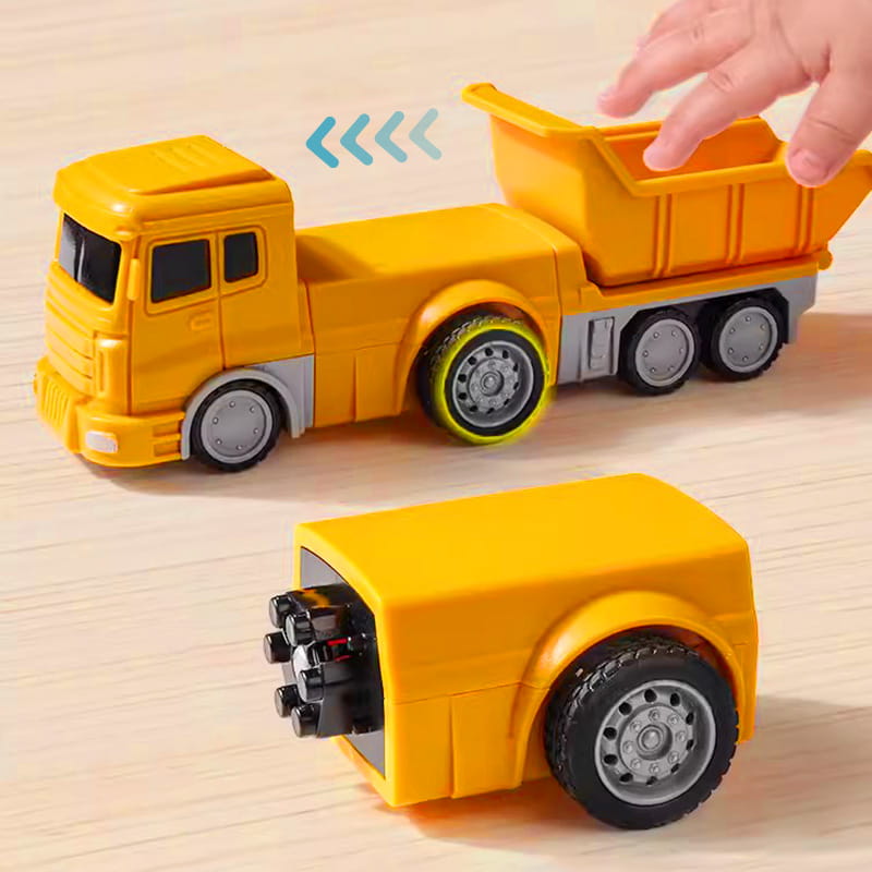 🔥Gratis verzending🚗Magnetische Transformeerbare Bouwauto Montagespeelgoed🚗
