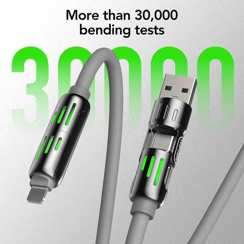 🔥 Tijdelijke halfjaarlijkse uitverkoop🔥 4-in-1 Multi 240W Snellaadkabel