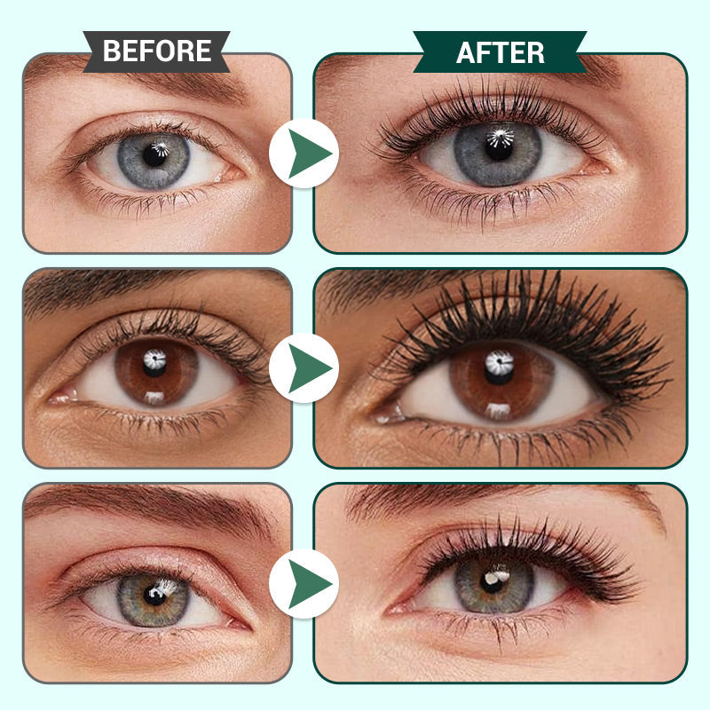 🎉3D Krullende Mascara met Metalen Borstel - Waterdicht & Langhoudend