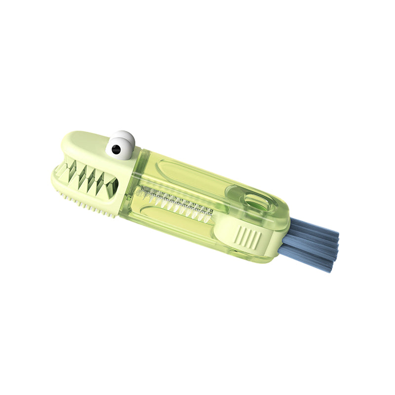 🧼 4-in-1 Multifunctionele Spleetborstel - Keukenborstel, Draagbare Schoonmaakborstel