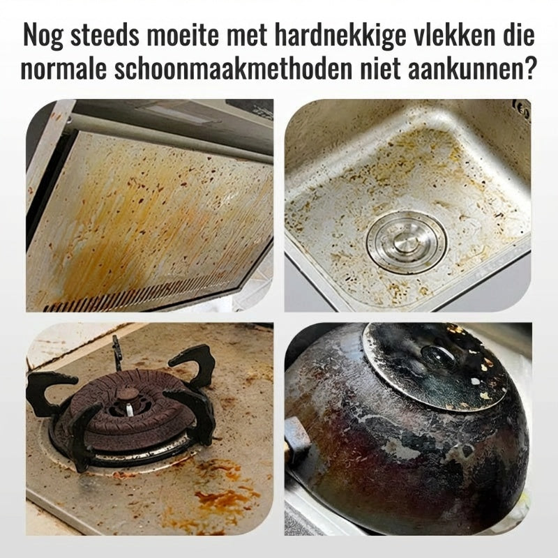 🔥 🔥2500W handstoomreiniger met hogedruk – vet en vuil verdwijnen door stoom, zonder chemicaliën.