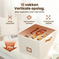 👟 Compacte schoenenkist voor 16 paar – stofdicht, verstelbaar en opvouwbaar, ideaal voor kleine ruimtes.