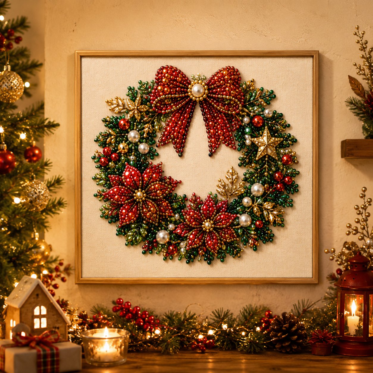 🎄✨ 50% KORTING! Alsof je elk kraaltje in een fonkelend kerstwonder tovert! Vijf ontwerpen, van rendier tot kerstman – prikken, ontspannen, en je huis straalt als nooit tevoren.