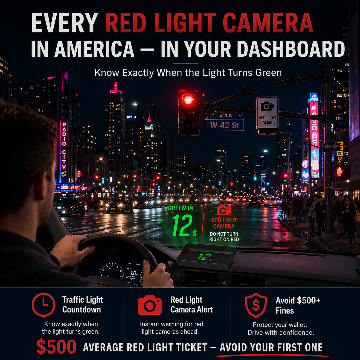 🚗🛰️ Head-Up Display (HUD) Auto-GPS Digitale snelheidsmeter – houd je ogen op de weg, voorkom boetes. 50% KORTING!