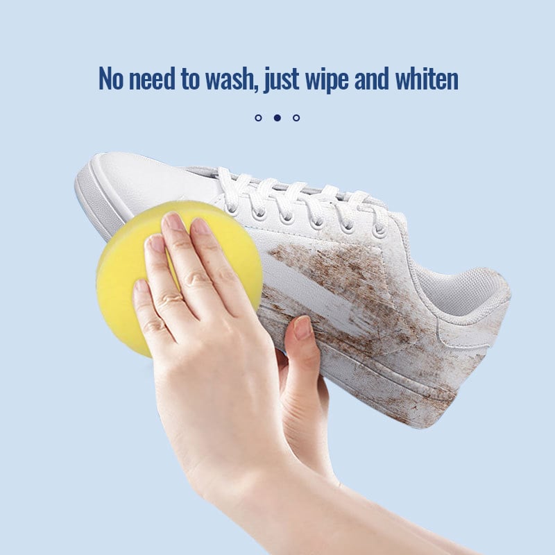 Reinigingscrème voor witte schoenen