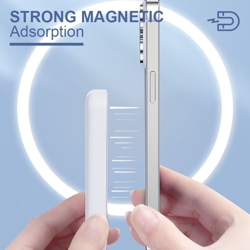 🔋 50% korting! Magnetische powerbank – 15W draadloos snelladen, 5000/10000 mAh & 20W Type-C. Laad 2 apparaten tegelijk op, geen kabels nodig! ✨📱