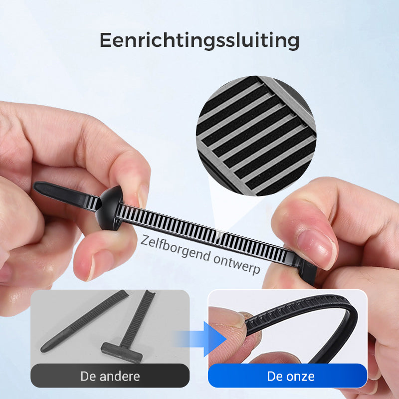 🔥LAATSTE DAG UITVERKOOP 50% KORTING🔥Nylon universele kabelbindergesp