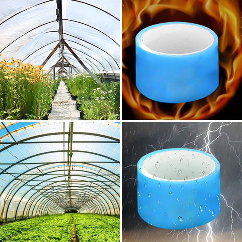 🌱 50% korting! Kasreparatietape – 6 mil dik, waterdicht & 30 jaar UV-bestendig. 50 m lang, 5-30 cm breed – voor kas, glas & folie! ✨🔧