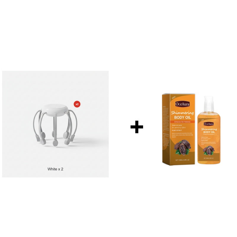 🧠 50% korting! Hoofdhuidmassageapparaat – 8 koppen, 360° massage, 4 modi & draagbaar. Ontspan overal & verbeter uw slaap! ⚡💆‍♂️