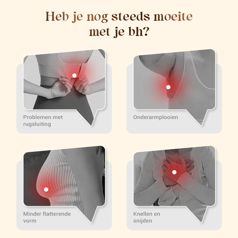 Comfort Voorsluiting & Draadvrije Naadloze Bh