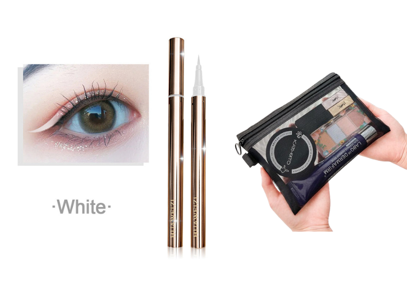 ✨ Waterdichte, veegvaste eyeliner – 24 uur lang intens zwart en uiterste precisie! ✨