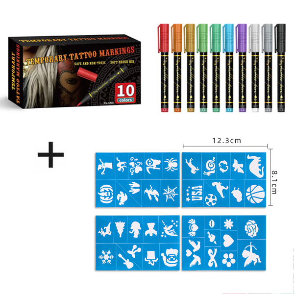 🔥 50% korting op tijdelijke tattoo markers – huidvriendelijk, urenlang zichtbaar en makkelijk afwasbaar.