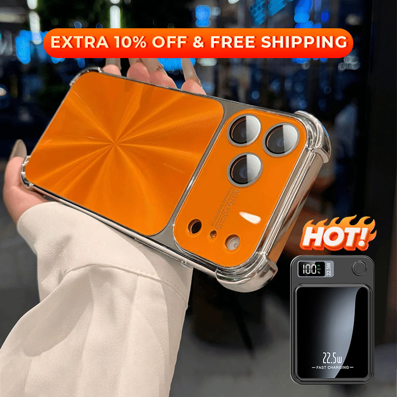 Vierhoekige valbestendige hoes met CD-textuur voor Phone - Koop er 2 en krijg 40% korting op de 2e🔥