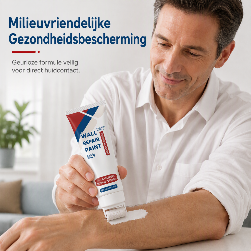 🧱 2+1 gratis! Alles-in-één muurreparatiepasta – met rollerborstel, voor gaten, scheuren & kleine schade. Eenvoudig & snel! ✨🏠