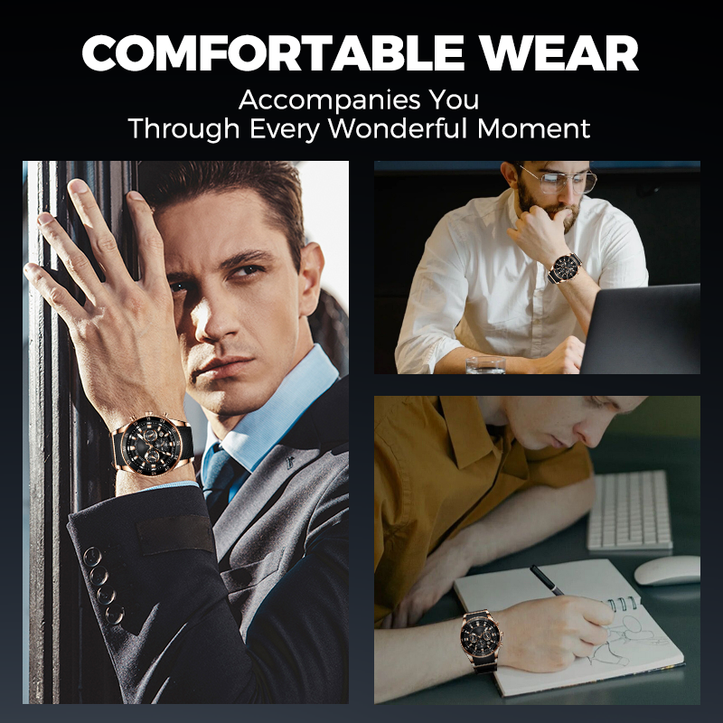 🔥Hot Sale 50% Off🎁Men's Waterproof Multifunctional Quartz Watch