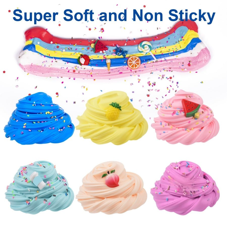 ⏰Kerstuitverkoop 50% KORTING!!🎁Super Clay Slime DIY Zachte & Squishy Klei Geurende Slijm Sensorische Klei