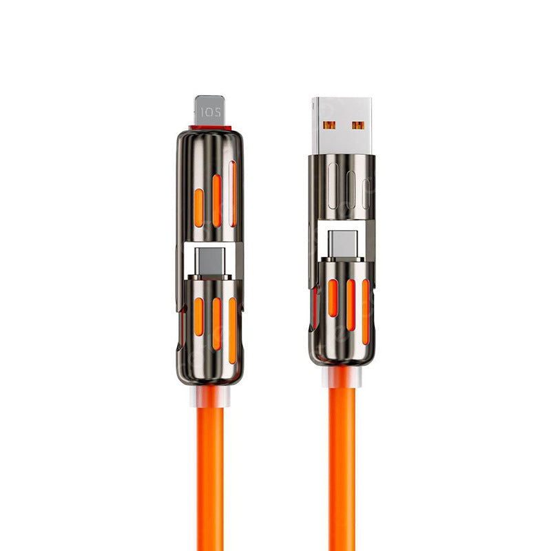 🔥 Tijdelijke halfjaarlijkse uitverkoop🔥 4-in-1 Multi 240W Snellaadkabel