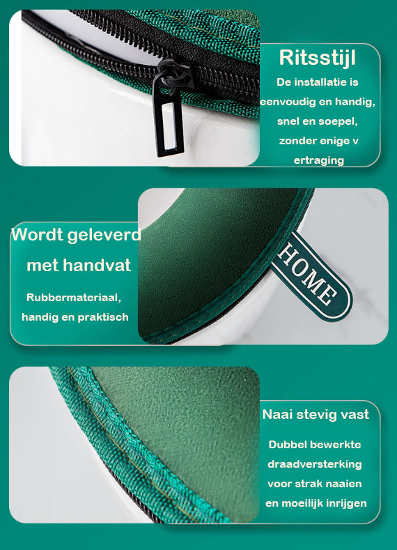 Borduurpatroon toiletzittingkussen