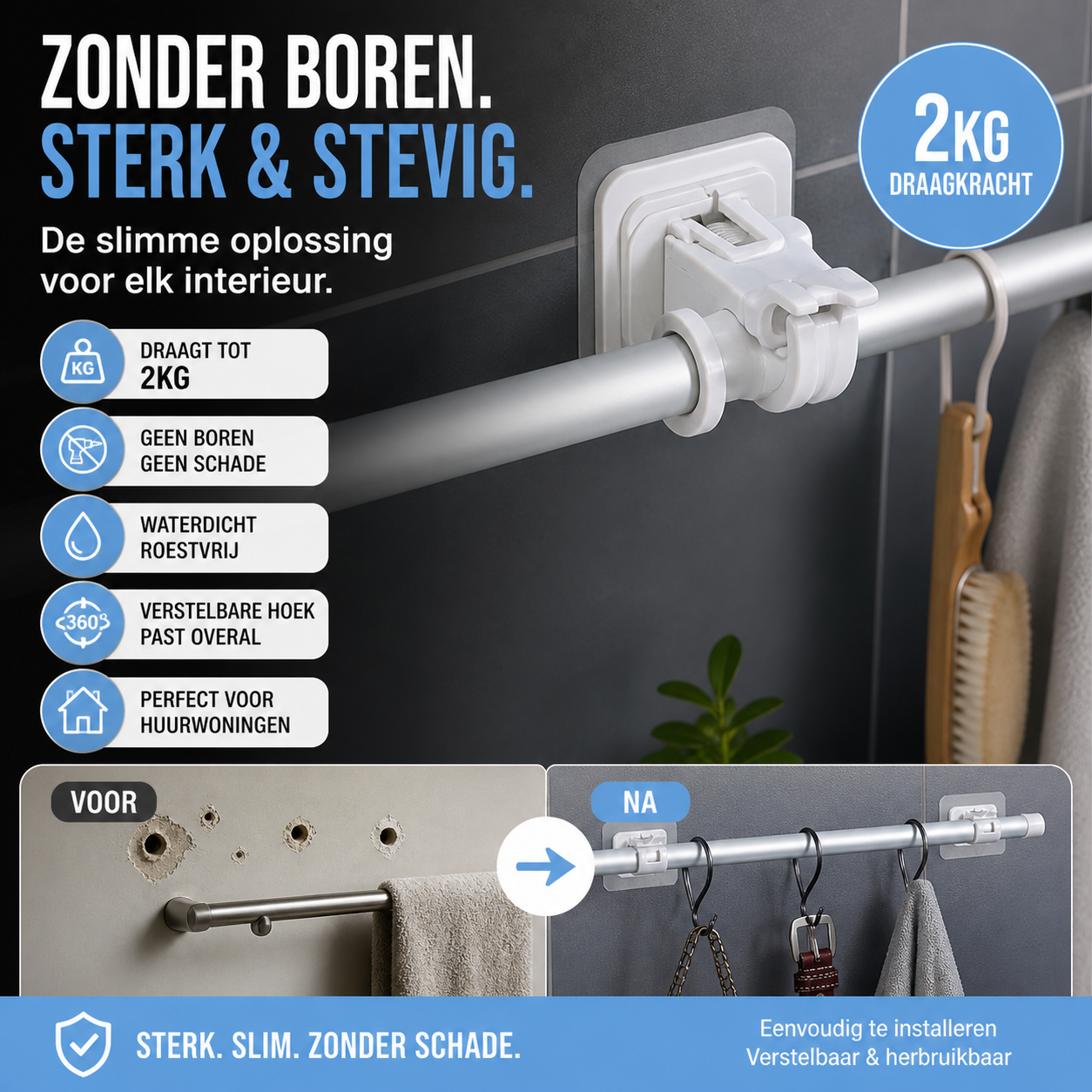 🔥 50% korting! Nail-free gordijnroeden – 🔧 verstelbaar, 🏠 geen boren, 💪 sterk & past op elke raam!