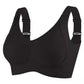 🎁Koop 1, krijg 2 gratis, 💕Geribbelde zijden push-up bh voor dames zonder stalen ring, verstelbaar🌸