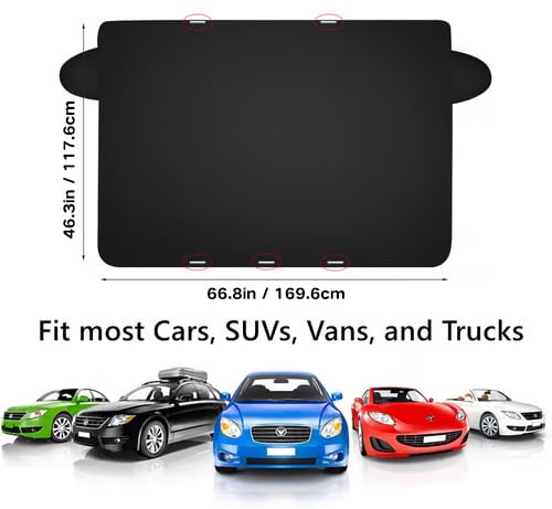 ⏳ Tijdelijke aanbieding⏳ Verbeterde magnetische sneeuwhoes voor de voorruit van 2025