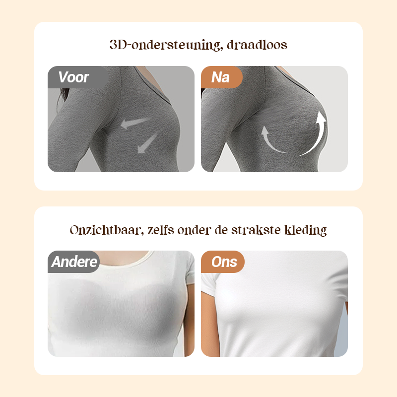 Comfort Voorsluiting & Draadvrije Naadloze Bh