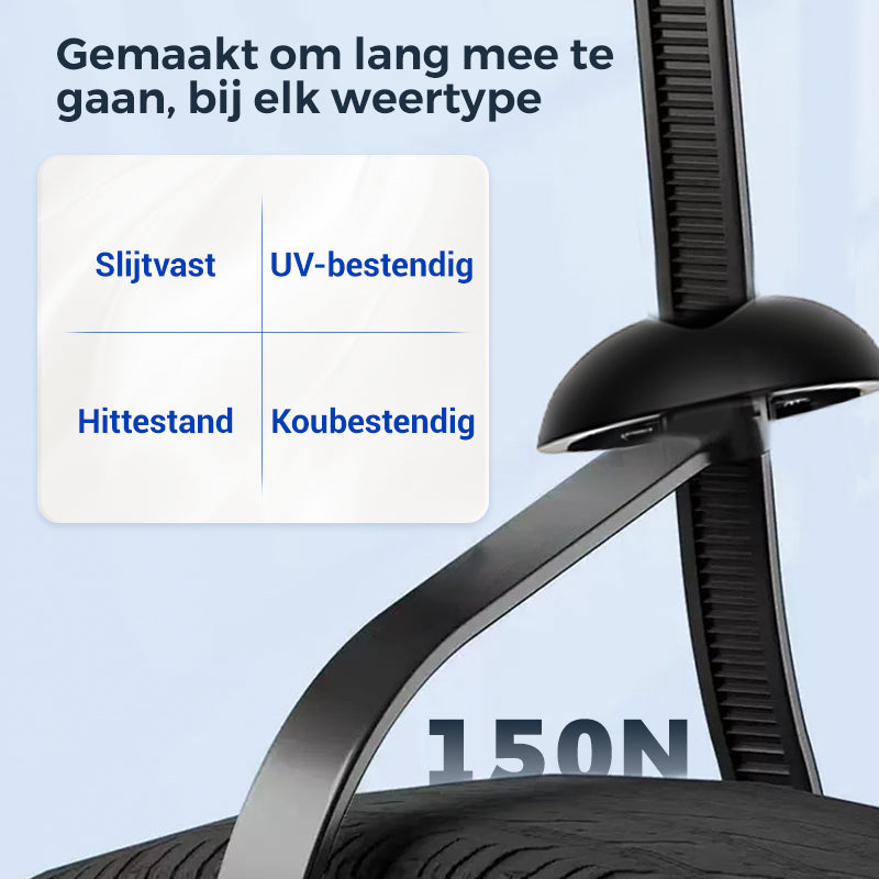 🔥LAATSTE DAG UITVERKOOP 50% KORTING🔥Nylon universele kabelbindergesp