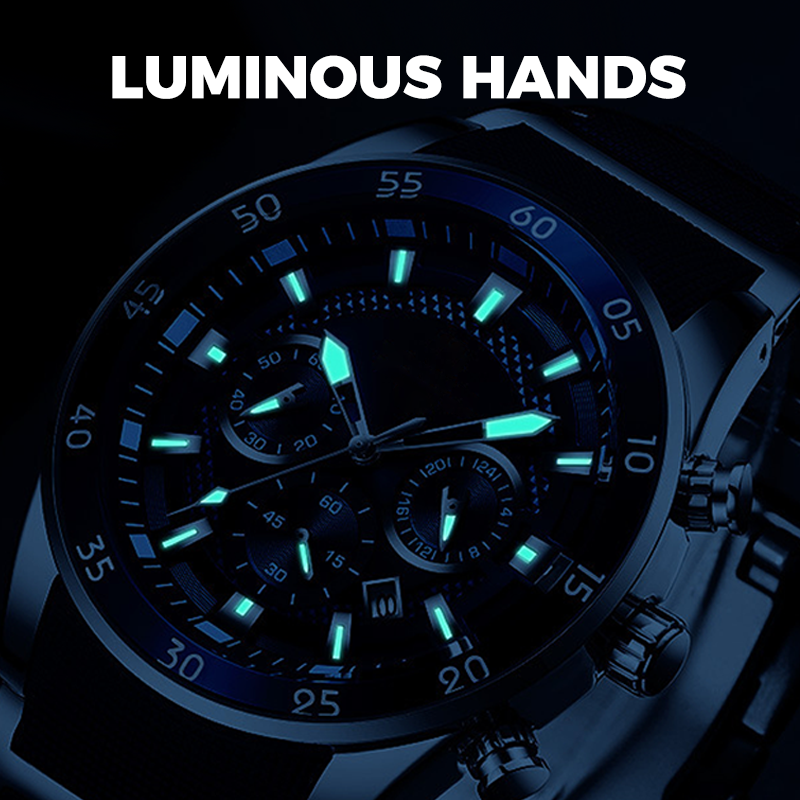 🔥Hot Sale 50% Off🎁Men's Waterproof Multifunctional Quartz Watch