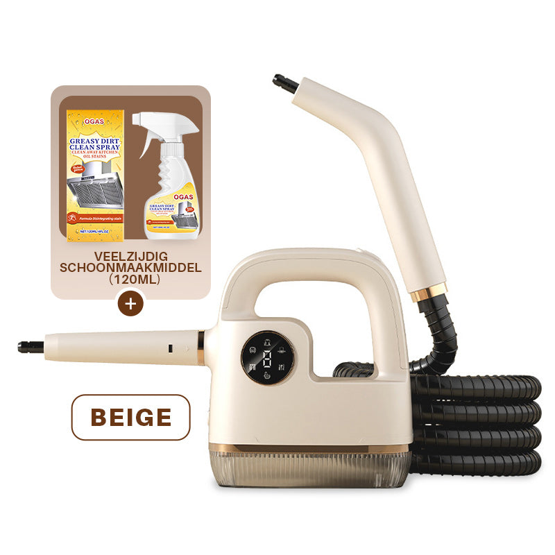 🌟Eindejaarsuitverkoop 2025 – 50% korting💨💦Draagbare hogetemperatuurstoomreinigerset
