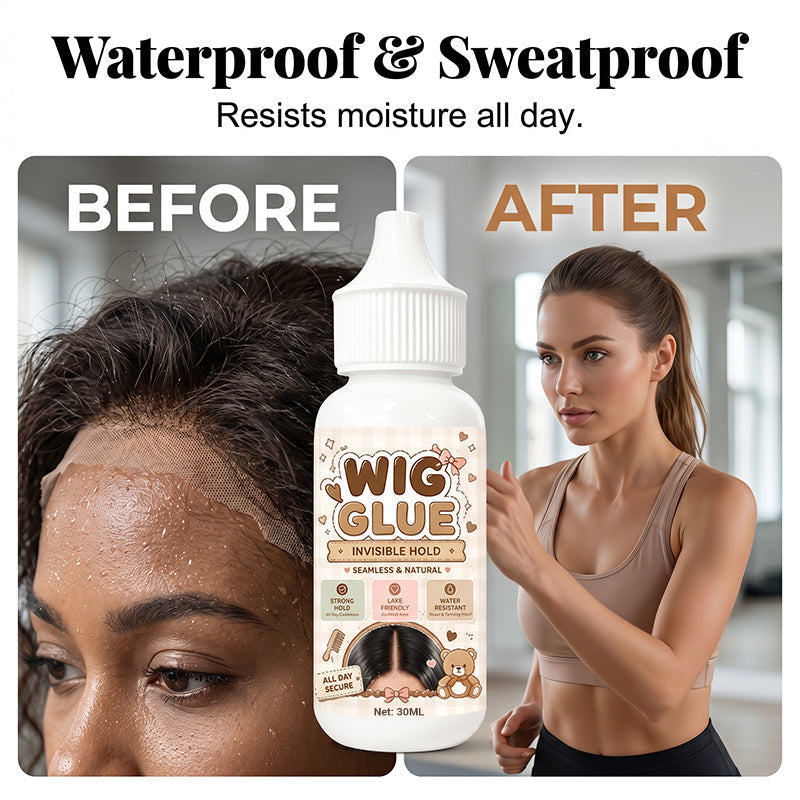 💇‍♀️ Waterdichte onzichtbare pruimenlijm – houdt kantpruik de hele dag stevig en natuurlijk! ✨