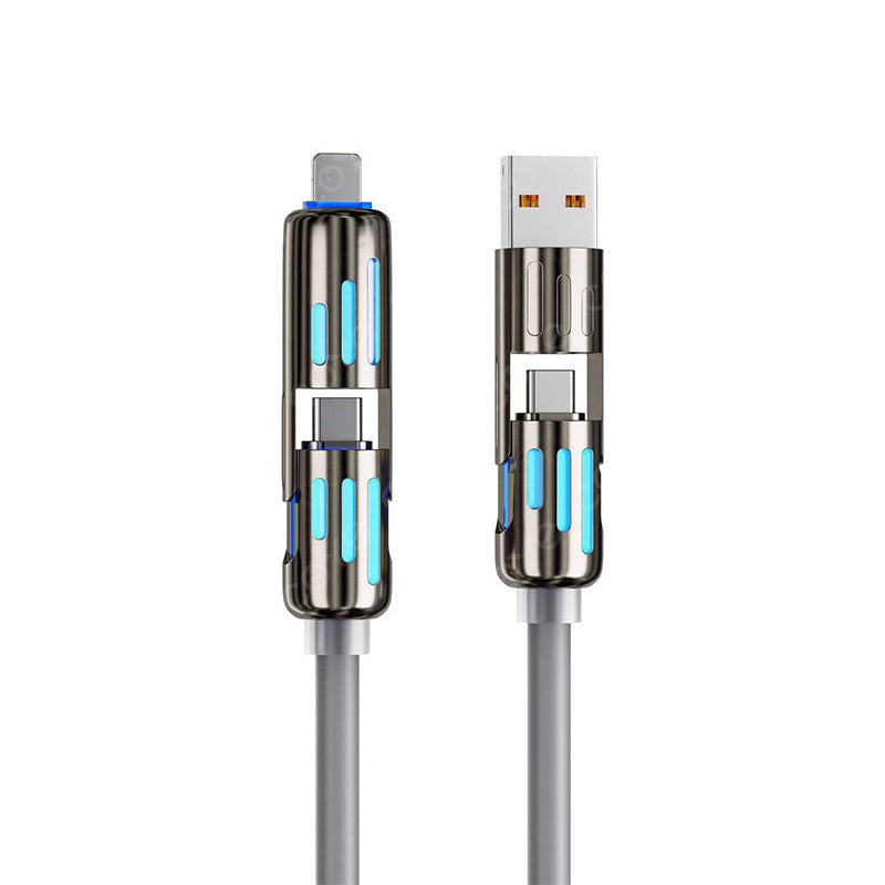 🔥 Tijdelijke halfjaarlijkse uitverkoop🔥 4-in-1 Multi 240W Snellaadkabel