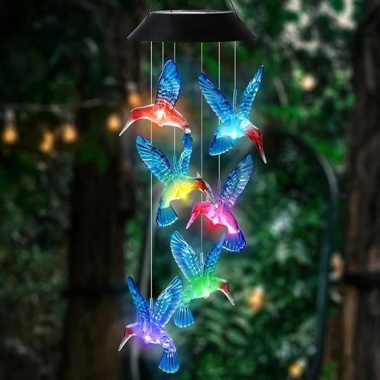 🦋Verfraai je tuin -✨ Creatief vogelontwerp zonnewindgong
