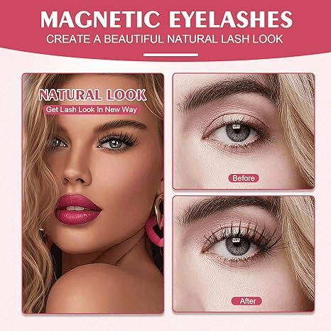 💖Laatste dag : Koop 1, krijg 1 GRATIS!!🎁 Premium Herbruikbare Magnetische Wimpers + Applicator