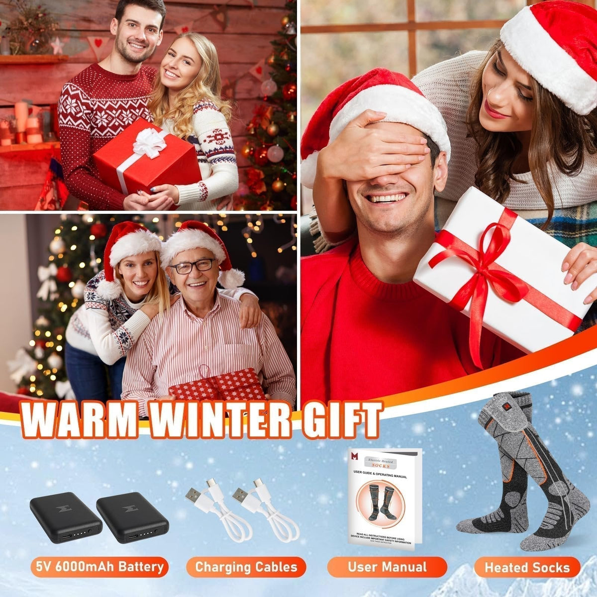 🧦 50% korting! Oplaadbare verwarmde sokken – 6000 mAh, tot 9 uur warmte & gelijkmatige koolstofvezelverwarming. Perfect voor skiën, wandelen & winteravonturen! ✨🔥