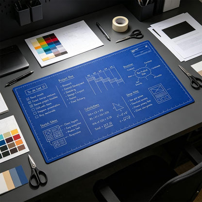 📋 50% korting! Herbruikbare bureauonderlegger – beschrijfbaar & uitwisbaar, groot formaat. Perfect voor schetsen, planning & notities – geen papier meer nodig! ✨🖊️