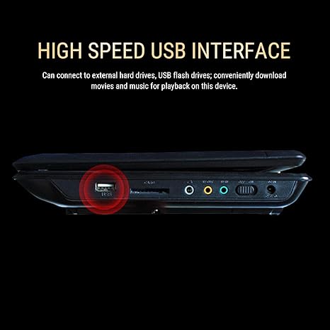 📀 50% korting! 9.8" draagbare DVD-speler – Full HD 1080p, draaibaar scherm, USB/AV en geschikt voor elke auto.