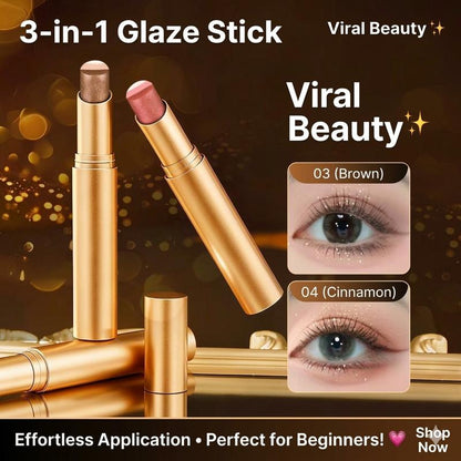 🏆 Flash sale! 50K+ verkocht – 3-kleuren oogschaduwstift. Bijna op! Snel & eenvoudig aan te brengen voor een stralende look. ✨💄